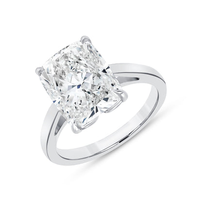 5 CT Cushion Cut Diamond Solitaire Ring