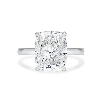 5 CT Cushion Cut Diamond Solitaire Ring