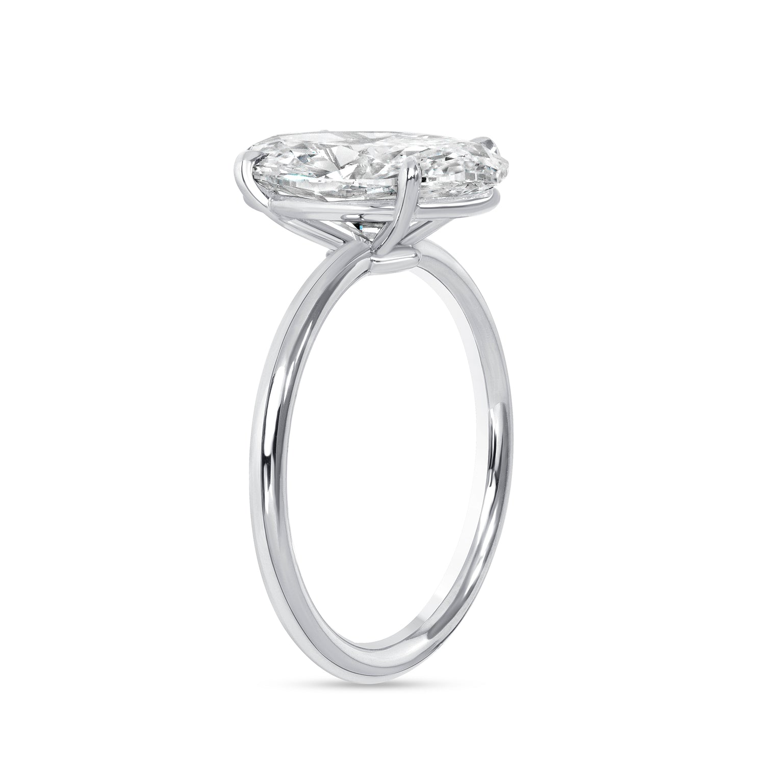 3.2 CT Oval Cut Diamond Ring