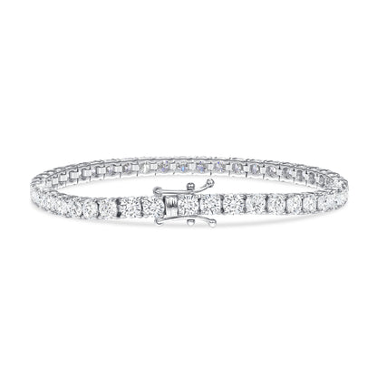 8.12CT Round Brilliant Diamond Tennis Bracelet