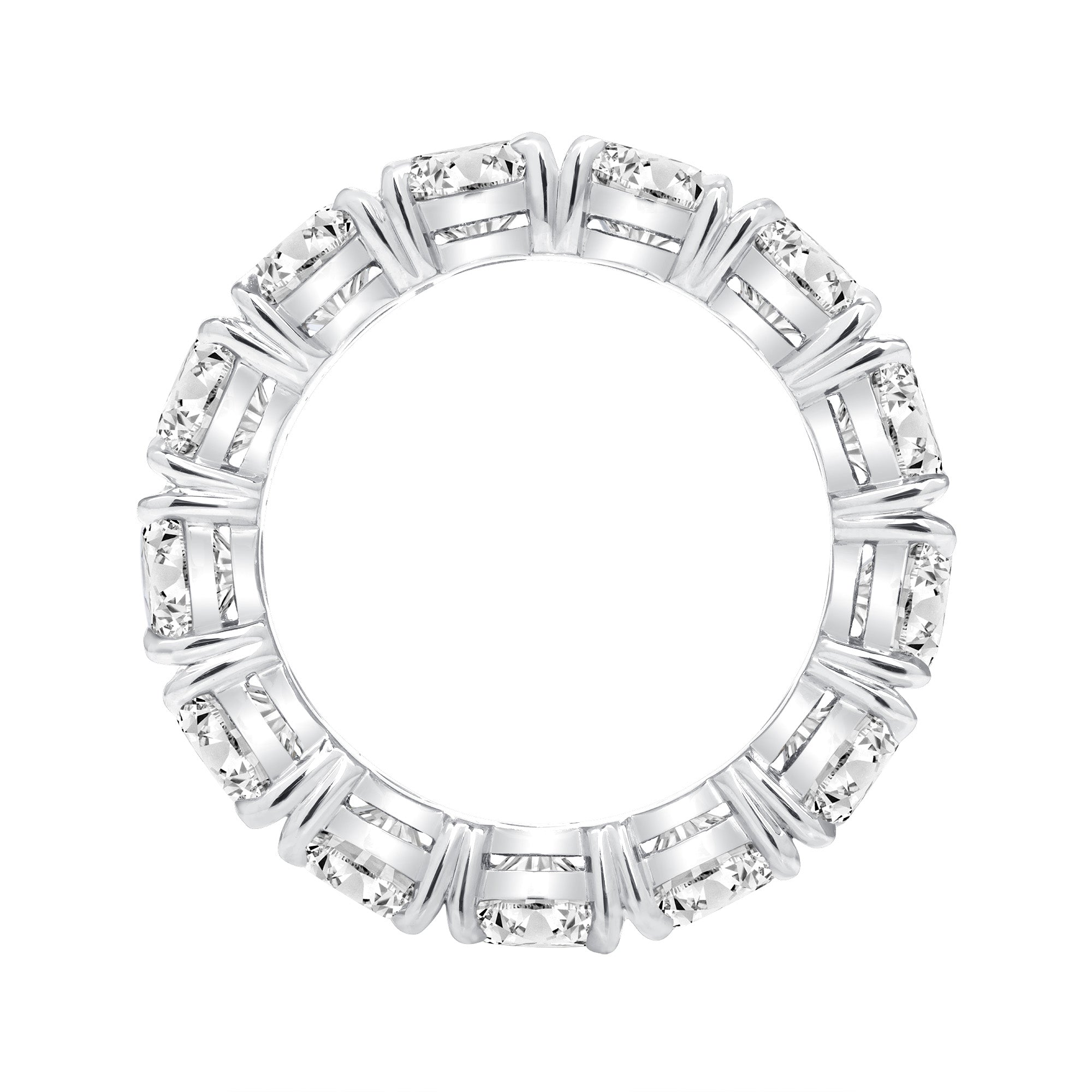 7.54CT. Round Brilliant Diamond Eternity Band