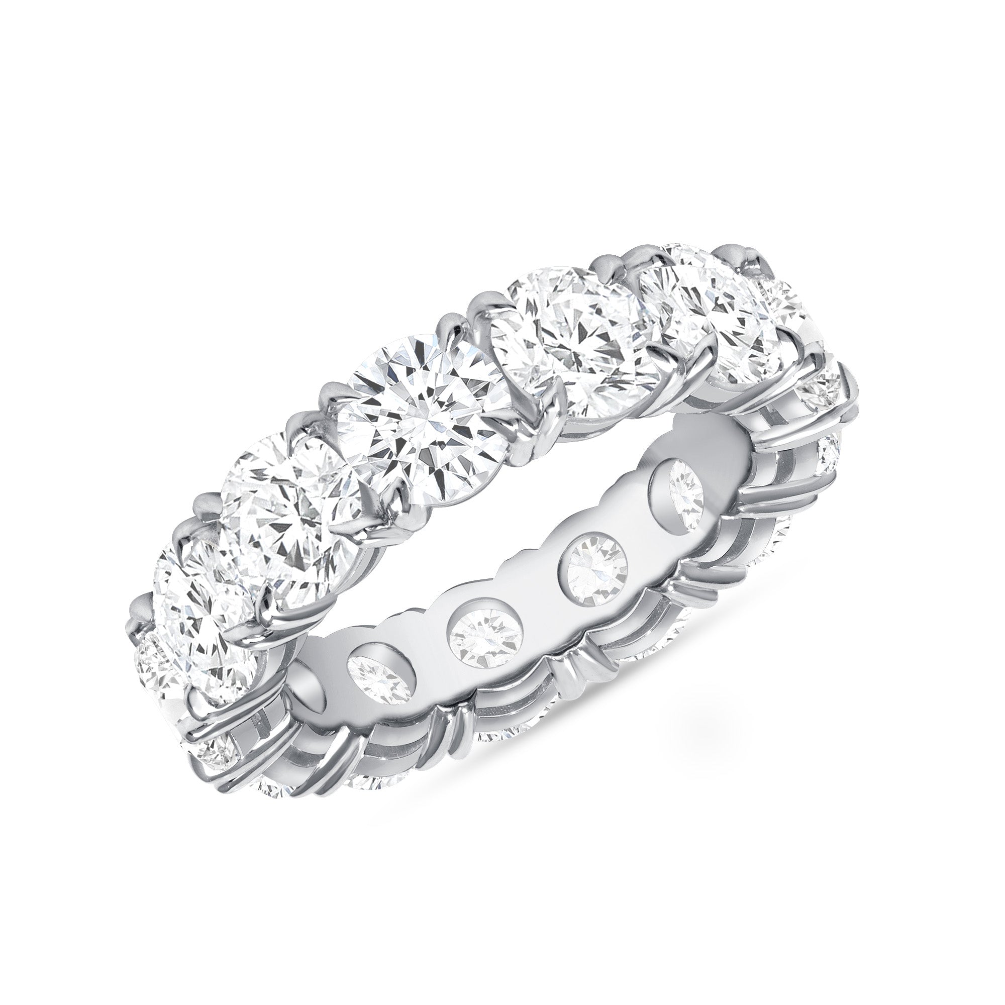 7.54CT. Round Brilliant Diamond Eternity Band